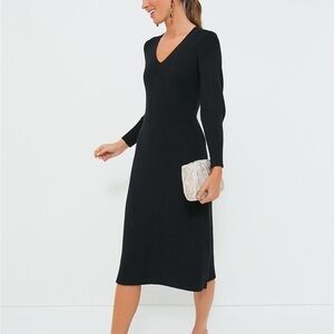Tuckernuck Dress Hyacinth House Brigid Ribbed Knit Sweater Midi Sz XS